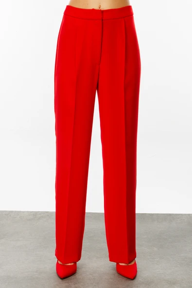 Ekol Kadın Midi Pantolon - Minimalist - Günlük & İş - Yüksek Bel - 2