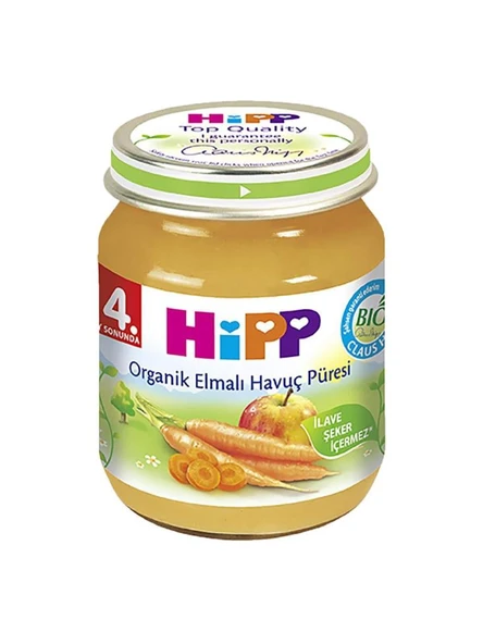  p Organik Elmalı Havuç Püresi 125 Gr