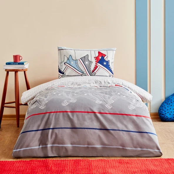 Karaca Home Young Barton %100 Pamuk Tek Kişilik Nevresim Takımı Fitted