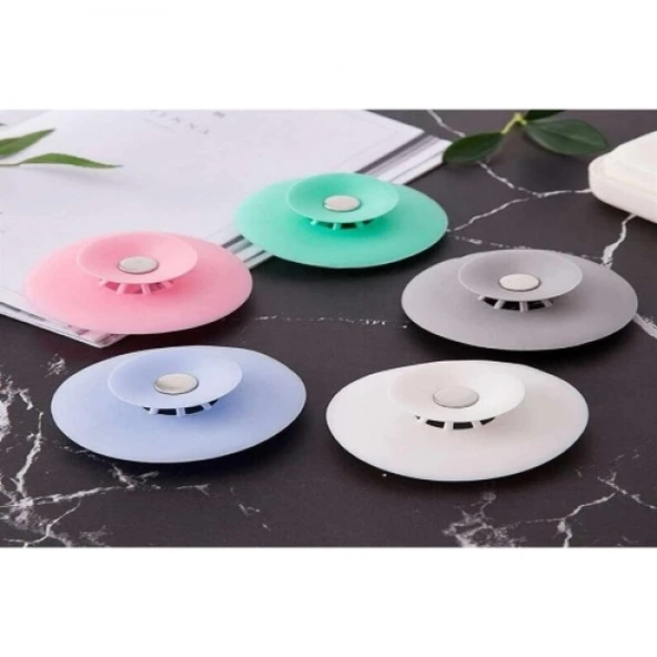 2 Kademeli Dokunmatik Lavabo Tıkacı Silikon Lavabo Gider Tıpası ürün görseli