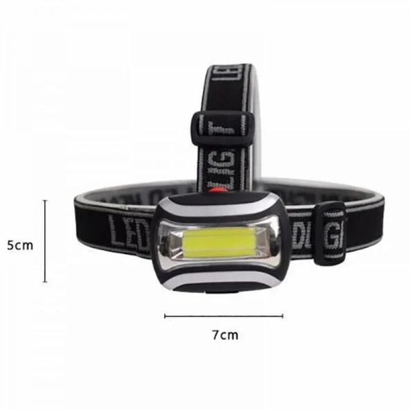 3 fonsiyonlu led kafa lambası fener ürün görseli