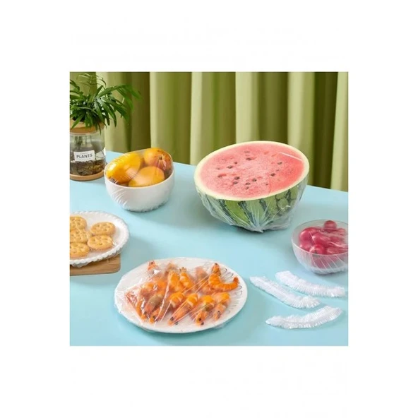 100 Adet Elastik Saklama Torbası - Tencere Bonesi ürün görseli