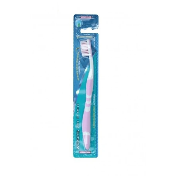 Watsons Medium-3'lü Diş Fırçası-agız Başlığı Hediyeli- 3 Adet