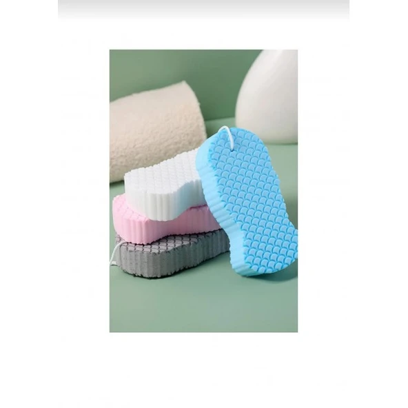 Duş süngeri peeling ve kese etkili banyo lifi süngeri