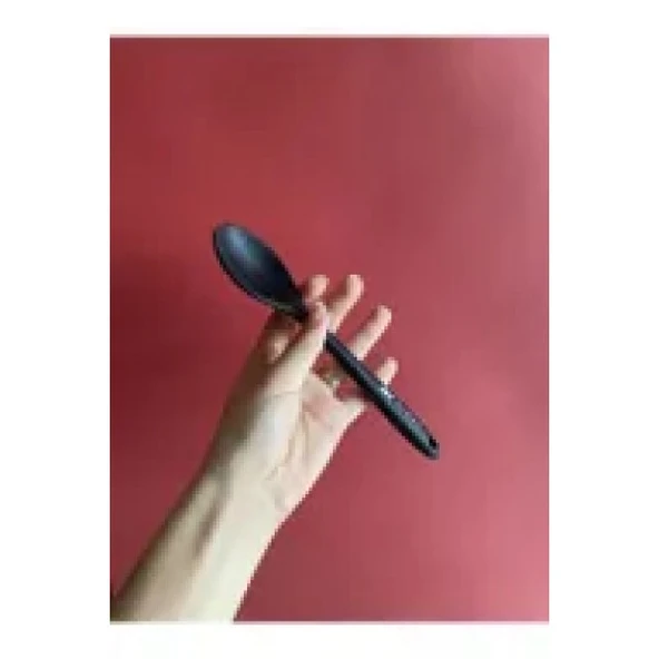 Ivory 2'li silikon kaşık ısıya dayanıklı ve sert kaşık siyah ürün görseli