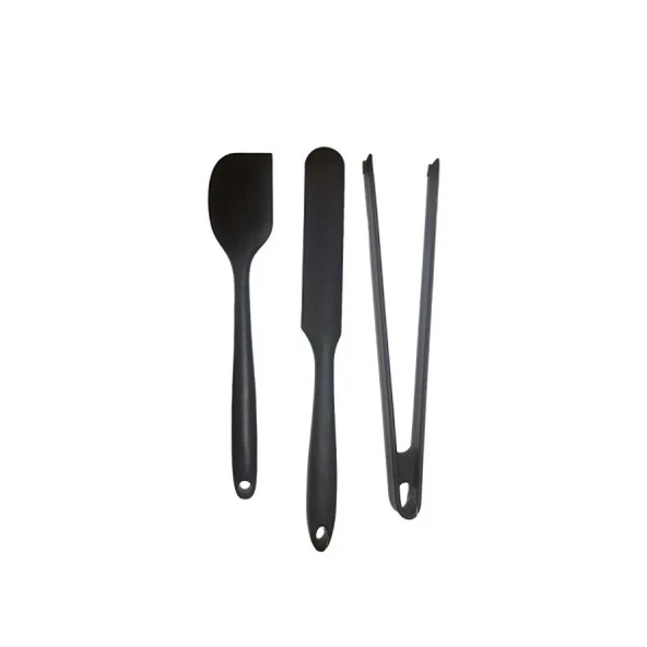 3'lü silikon spatula-pasta spatulası-maşa silikon spatula-maşa ürün görseli