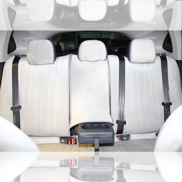Bod Togg T10X Oto Koltuk Koruyucu Kılıf 2023-Sonrası Karina Serisi Gri - 3