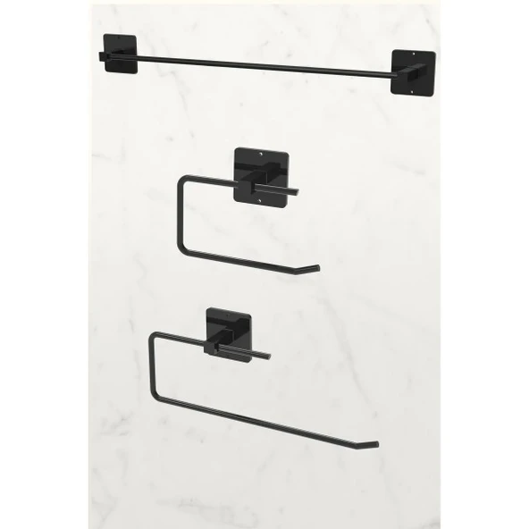 3'lü Yapışkanlı Havlu ve Peçetelik Set Havluluk - Rulo Peçetelik ürün görseli