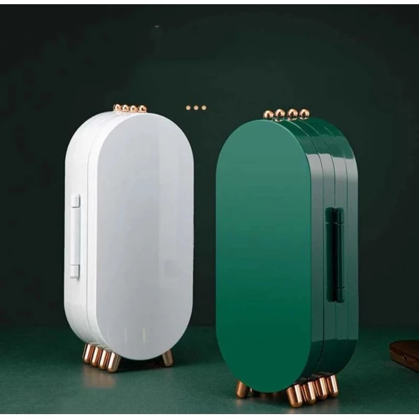 Aynalı Plastik Katlanabilir Takı Organizeri ürün görseli