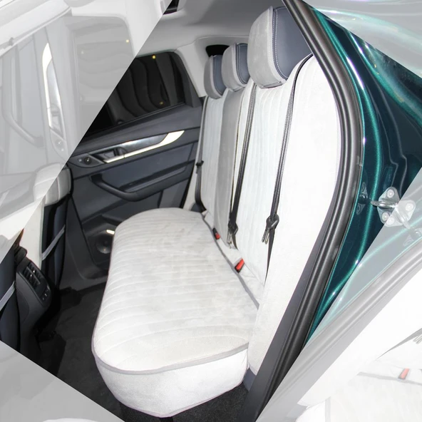 Bod Togg T10X Oto Koltuk Koruyucu Kılıf 2023-Sonrası Karina Serisi Gri - 2