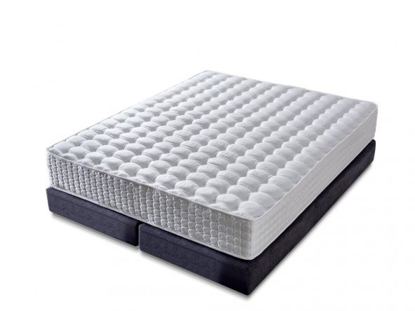Niron London Yatak 90x190 cm Tek Kişilik Paket Yaylı Alev Geciktiricili Kral Dairesi Yatağı - 5