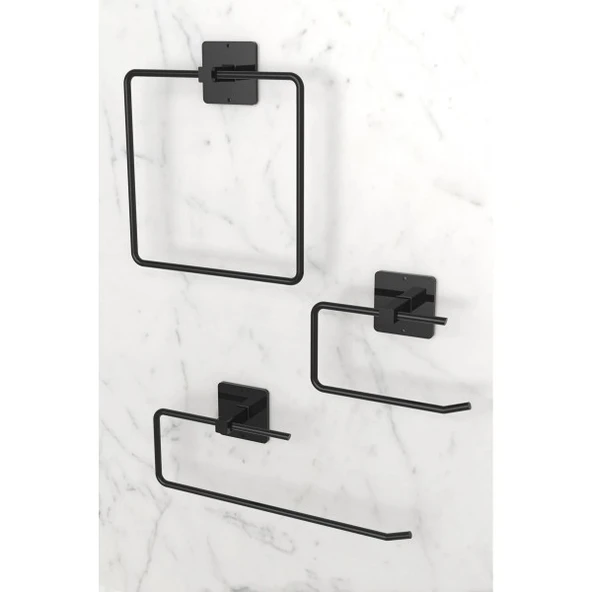 3'lü Yapışkanlı Havluluk Peçetelik Set ürün görseli