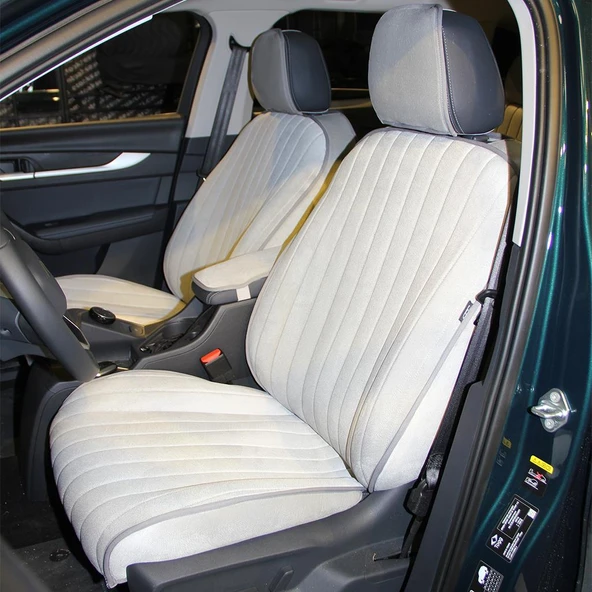Bod Togg T10X Oto Koltuk Koruyucu Kılıf 2023-Sonrası Karina Serisi Gri