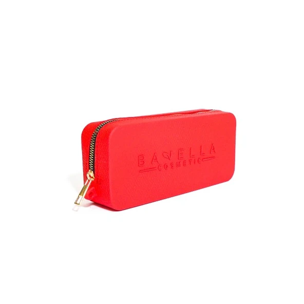 Bavella silikon-kokulu çok amaçlı makyaj çantası kırmızı ürün görseli