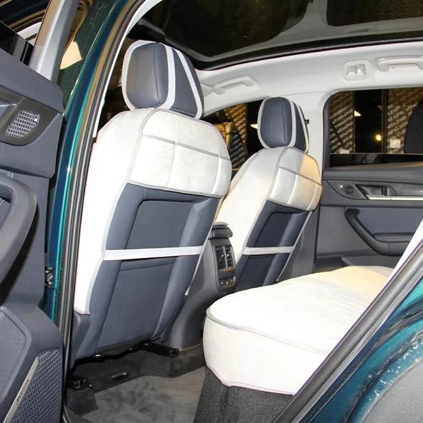 Bod Togg T10X Oto Koltuk Koruyucu Kılıf 2023-Sonrası Karina Serisi Gri - 4