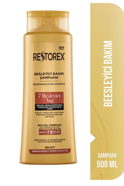 Restorex 7 Besleyici Yağ Bakım Şampuan 500 ml