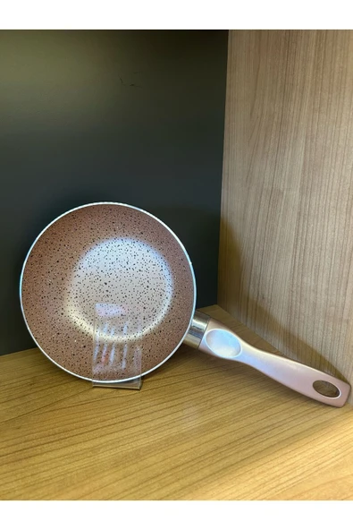 2'Li Set Mini Granit Grill Tava Ve Granit Wok Tava - Resim 5