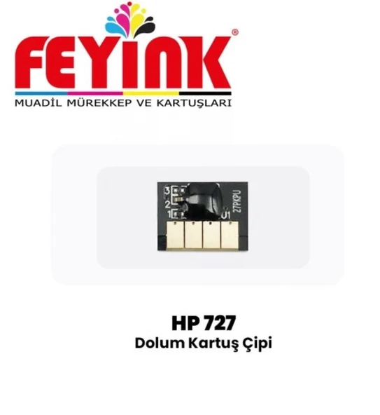 Feyink Hp 727 (C1Q12A)-( B3P22A) Matt Black (MK) Çip 300ml