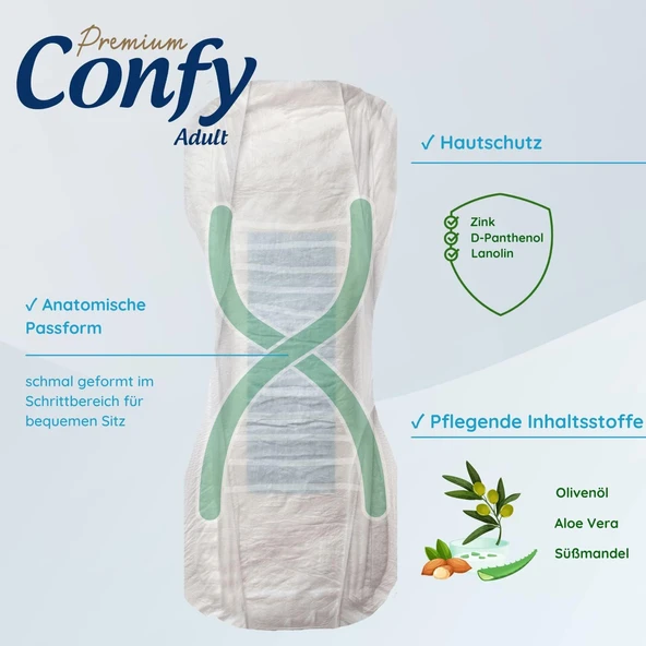 Confy Adult Yetişkin Bezi Extralarge 30 Adet x 2 Paket - 3