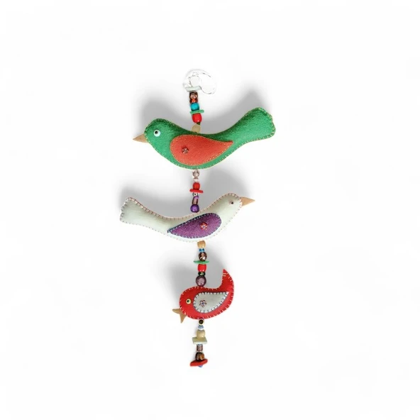 Bereket Kuşları Yeşil Beyaz Kırmızı ürün görseli