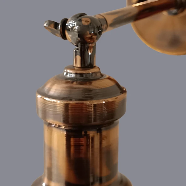 Rustica Eskitme Bakır Aplik - 4