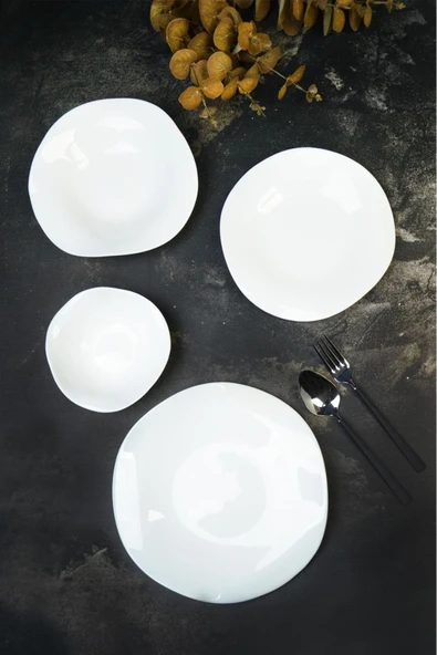 Lumiere Opal 24 Parça Dalgalı Yemek Takımı 401253