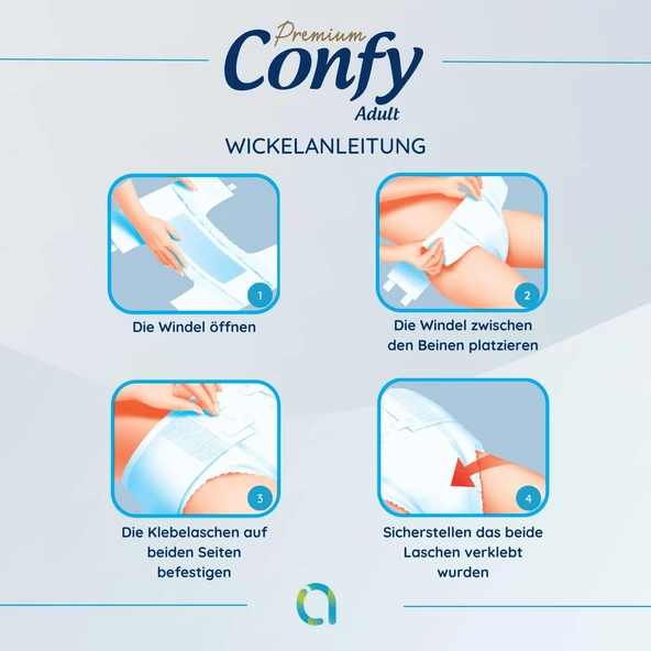 Confy Adult Yetişkin Bezi Extralarge 30 Adet x 2 Paket - 4