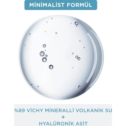 Vichy Mineral 89 Mineralizing Water + Hyaluronic Acid 50 ml Serum - Resim 4