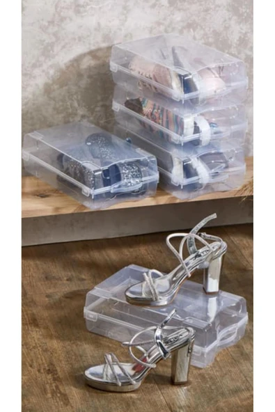 20 Adet Ayakkabı Kutusu (10 10 ) 10 Adet Erkek 10 Adet Kadın Ayakkabı Saklama Kutusu Düzenleyici - Resim 2