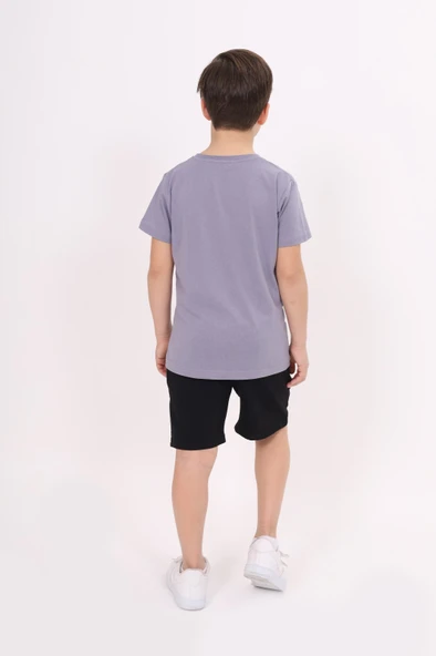 Toontoy Erkek Çocuk Baskılı Şortlu Takım - Resim 2