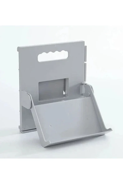 Lyon 1 Adet Ayakkabı Rafı Gri - Dikey Istiflenebilir Çok Katmanlı Yerden Tasarruflu Raf - Resim 2