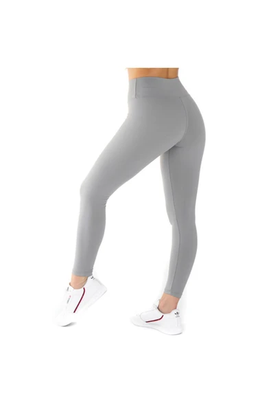 my cherie Geniş Beden Aralıklı Esnek Yumuşak Vücudu Saran Renkli Günlük Tayt - 2