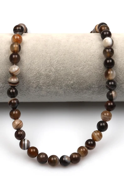 Madagaskar Akik Doğal Taş Dizi 8 mm Küre Kesim - Resim 2