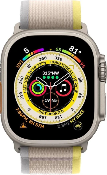 Apple Watch 49mm Trail Kordon Sarı-Bej M/L MQEH3ZM/A Outlet - 2