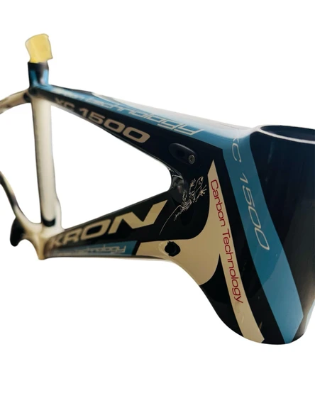 Kron Xc 1500 Modeli 26 Jant Karbon Kadro 26 Jant Carbon Bisiklet Gövdesi Siyah Mavi - 4