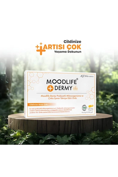 Moodlife Dermy Cilt için Probiyotik Destek 30 Kapsül
