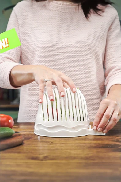 Pratik Salata Ve Meyve Dilimleğici & Pratik Süzgeç - 5