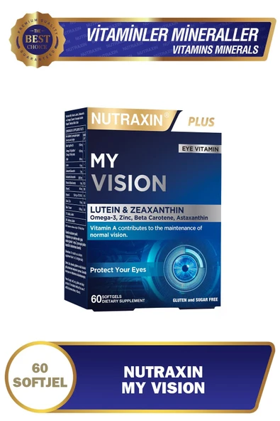 Nutraxin My Vision Eyes Vitamin 60 Soft Jel