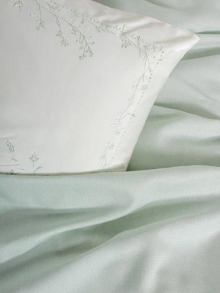 Cotton Box Serenity Bambu Çift Kişilik Pike Takımı Brisa Mint - 3