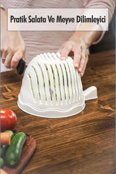 Pratik Salata Ve Meyve Dilimleğici & Pratik Süzgeç
