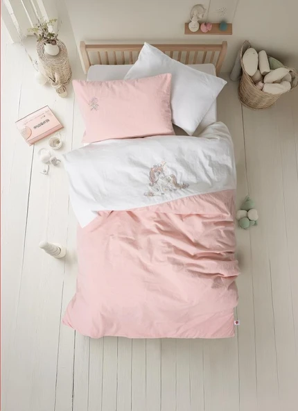 Cotton Box Cuddly Bebek Nevresim Takımı Bonic Beyaz