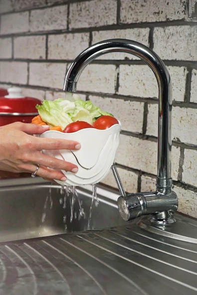 Pratik Salata Ve Meyve Dilimleğici & Pratik Süzgeç - 3