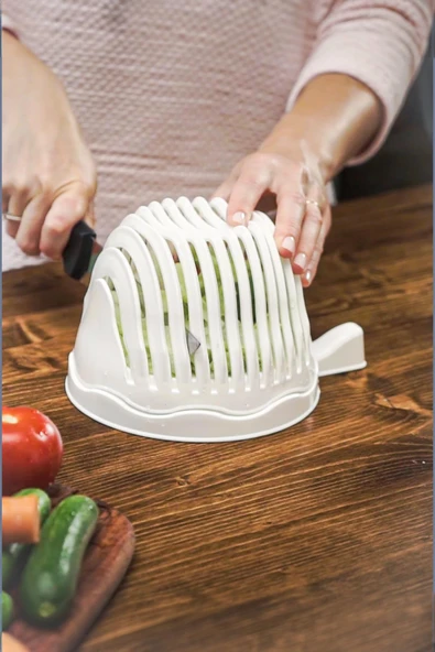 Pratik Salata Ve Meyve Dilimleğici & Pratik Süzgeç - 4