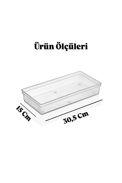 6 Adet Bade Xl Çekmece İçi Bıçaklık & Kaşıklık Organizer - 2