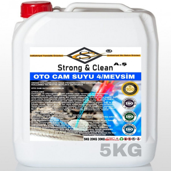 Oto Cam Suyu 5KG / 4 Mevsim