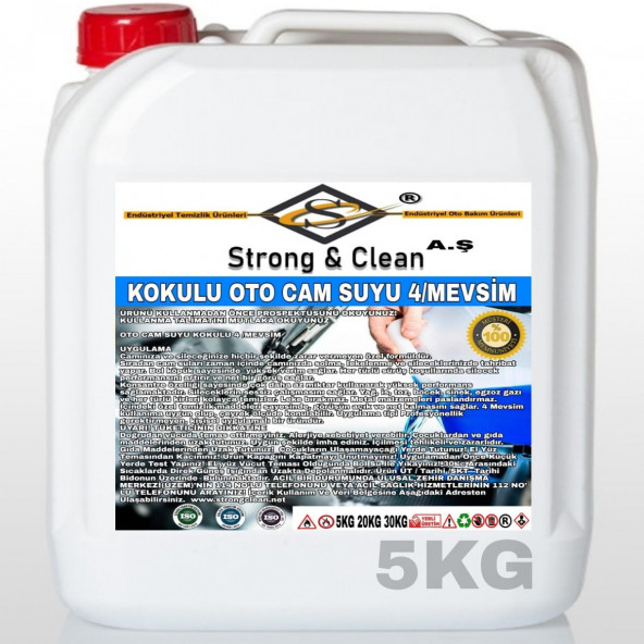 Oto Cam Suyu Kokulu 5KG / 4 mevsim