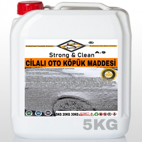 Cilalı Oto Köpük Şampuan 5KG