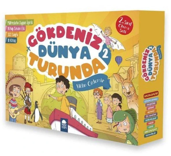 Gökdeniz Dünya Turunda 2 Okuma Seti 10 Kitap (2.Sınıf )