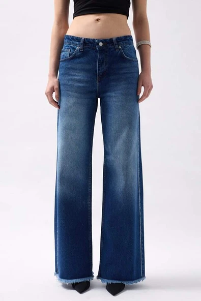 Taş Şerit Detaylı Jean - 4