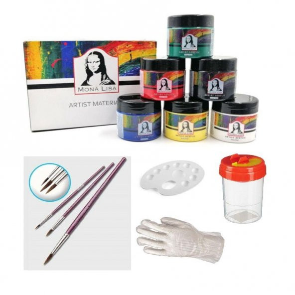 Südor Akrilik Boya Seti Artist Materials Ana Renkler 6x125ml